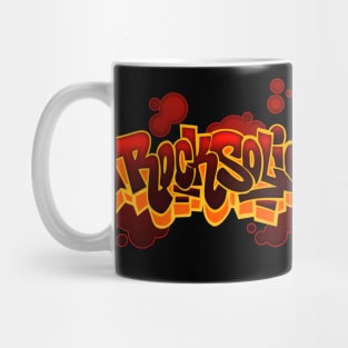 Rock Solid Panda Graffiti Mug